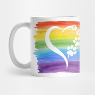 Rainbow Pet Love Mug